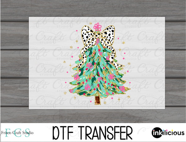 Pretty Bow Tree DTF