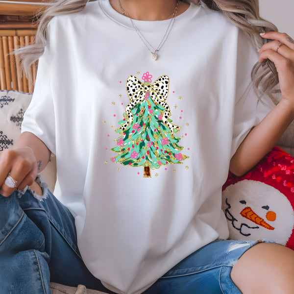 Pretty Bow Tree DTF