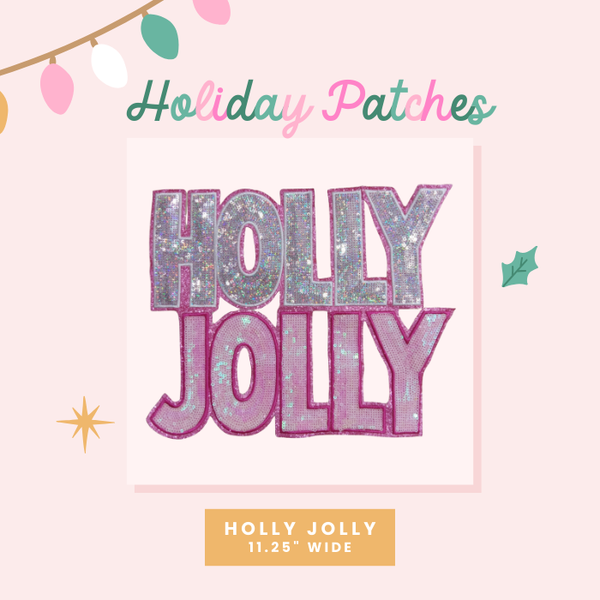 Holly Jolly Sequin Patch