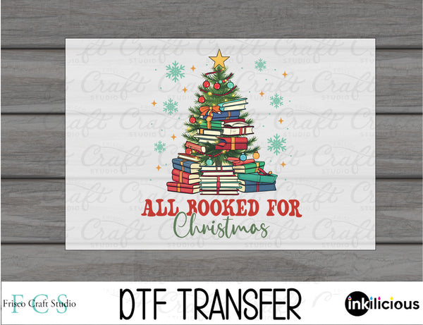 All Booked For Christmas DTF