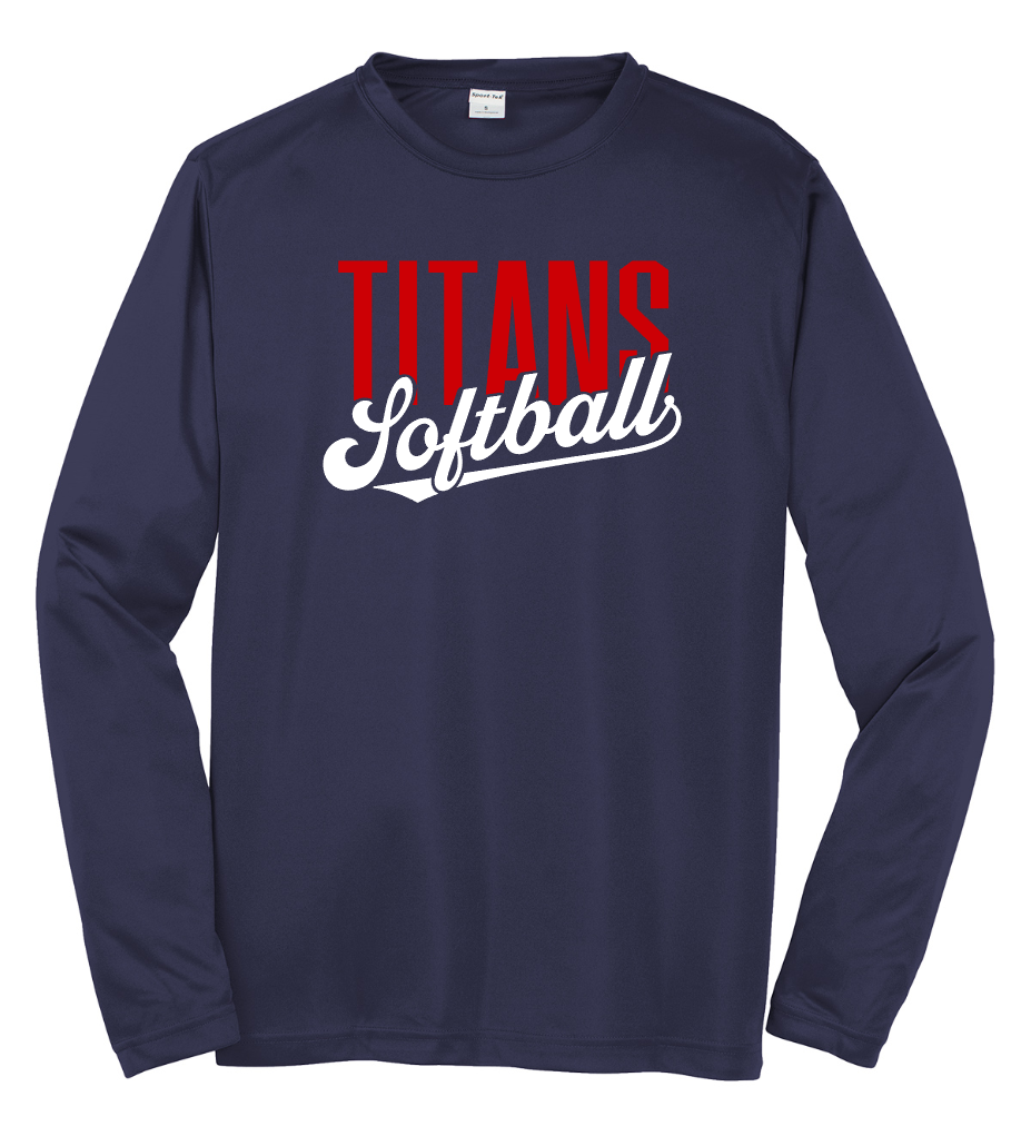 Titans Softball Dri-Fit Long Sleeve T-Shirt