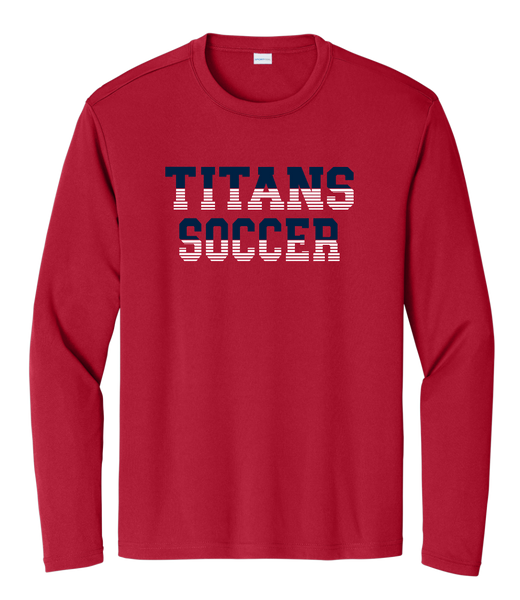 Titans Soccer Color Block Cotton Long Sleeve