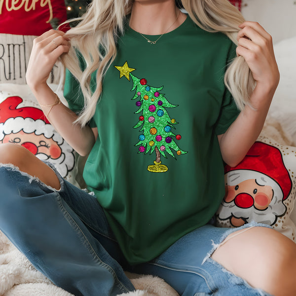 Whimsical Christmas Tree DTF