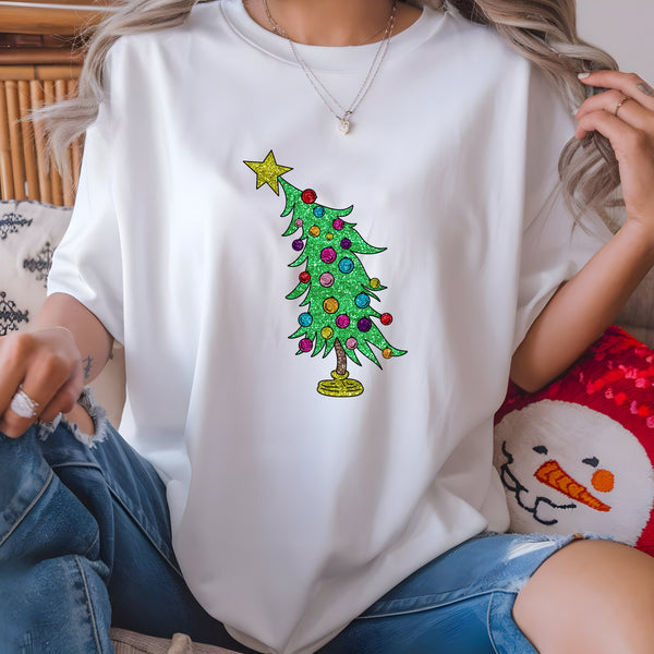 Whimsical Christmas Tree DTF