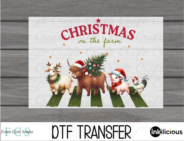 Christmas On The Farm DTF