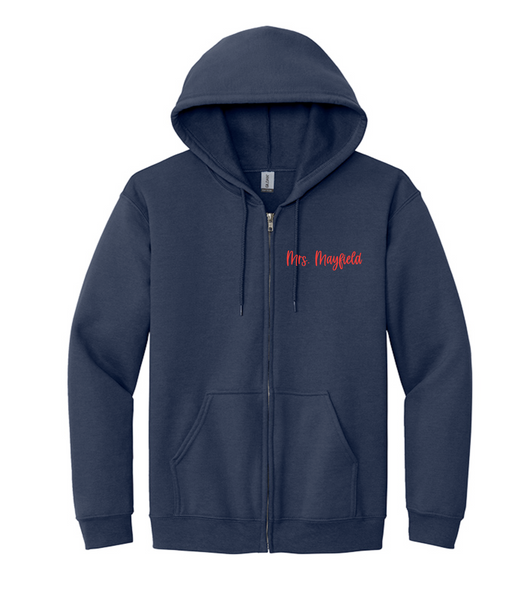 Curtsinger Elementary Personalized Full Zip Hoodie
