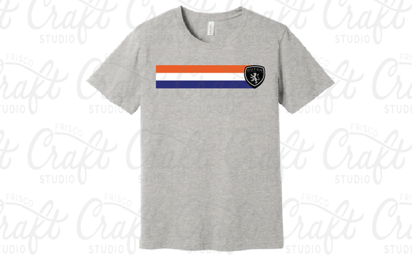 Dutch FC Stripes- Bella Cotton Tee