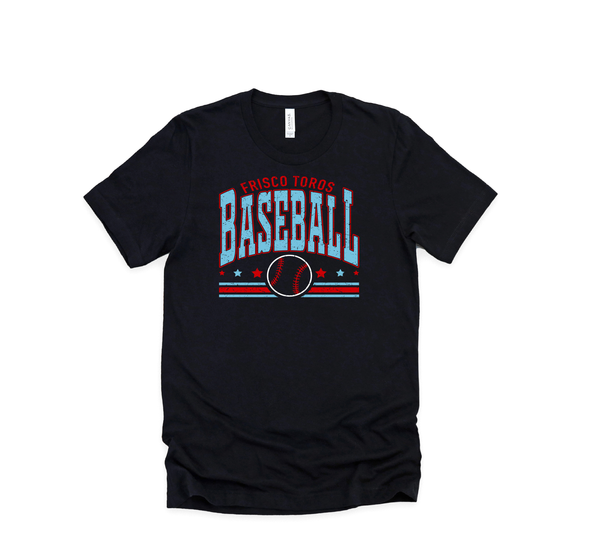 Frisco Toros Baseball Black T-Shirt