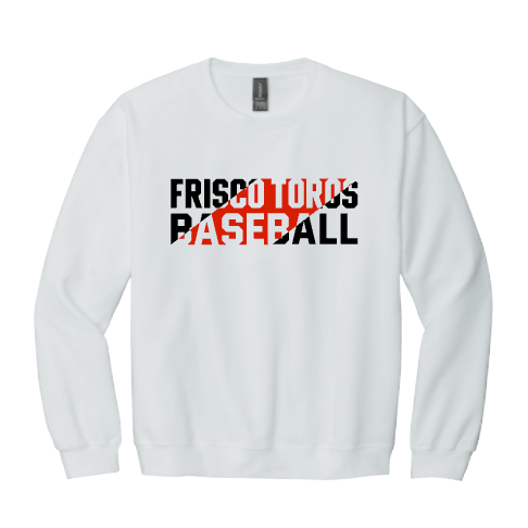 Frisco Toros Baseball White Sweatshirt
