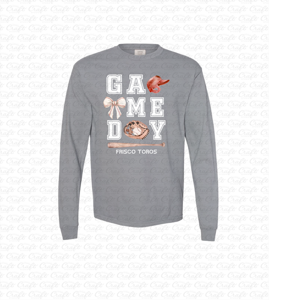 Frisco Toros Athletic Heather Game Day Long Sleeve T-Shirt