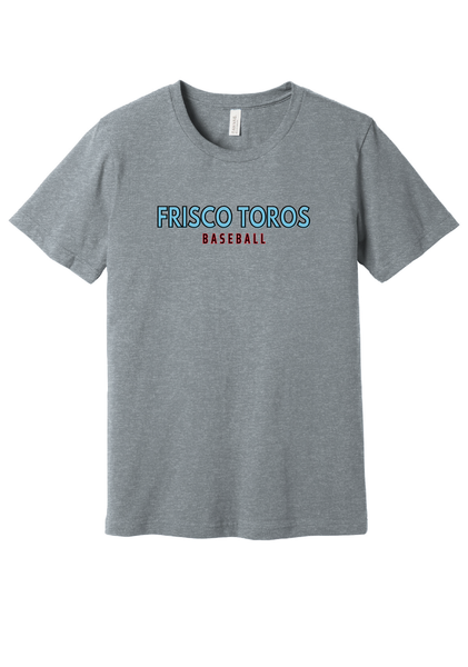 Frisco Toros Baseball Athletic Grey T-Shirt