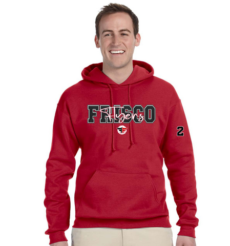 Red Frisco Flyers Player Hoodie