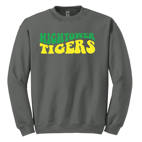 Hightower Tigers Wave Series - Charcoal Sweatshirt