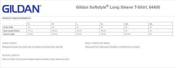 Talonettes Gildan Softstyle Long Sleeve T-Shirt