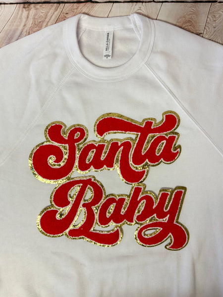 Santa Baby Red and Gold 12"