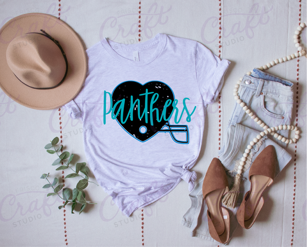 Panthers Helmet-Panther Creek Football Booster