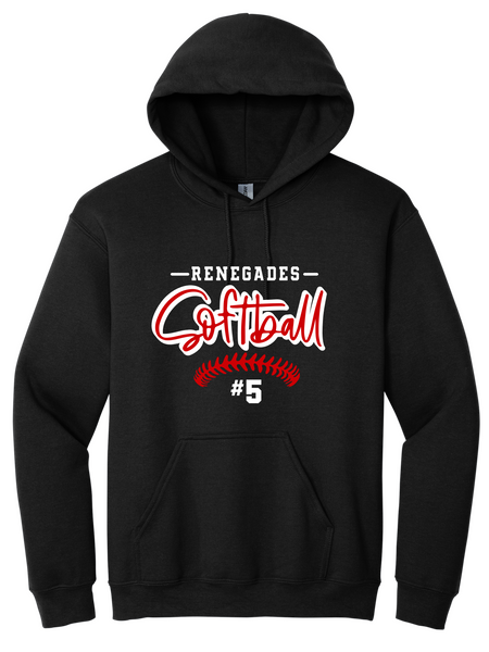 Renegades Softball Classic Hoodie - Black