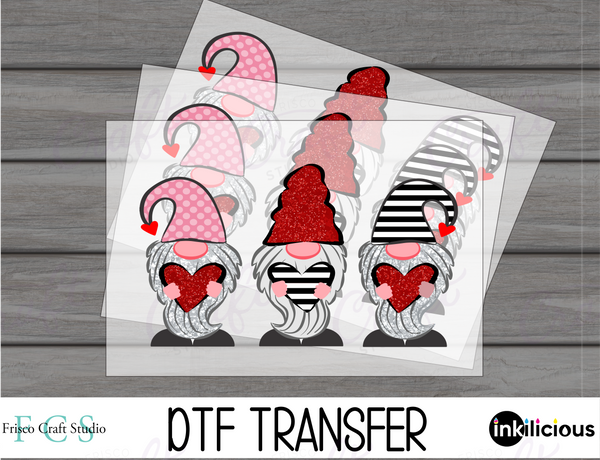 Gnome Valentines-Direct to Film Transfer