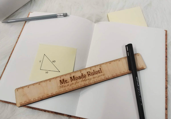 Teacher Appreciation Wood Ruler