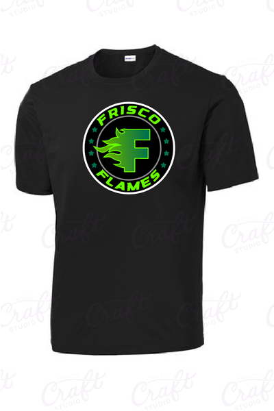 8U Frisco Flames Short Sleeve (Mositure-Wicking)