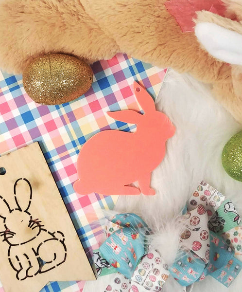 Personalized Acrylic Bunny Tag