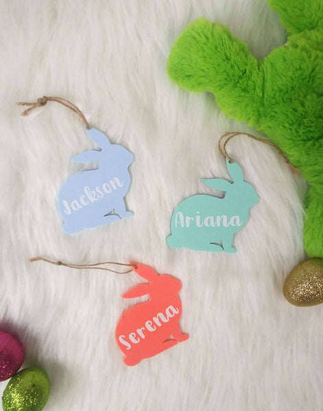 Personalized Acrylic Bunny Tag