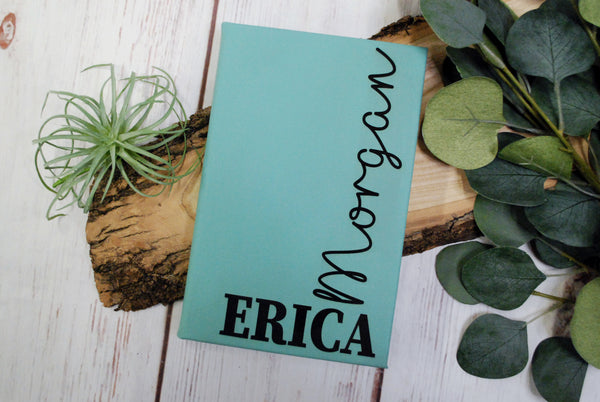Custom Engraved Leather Notebook for Teacher Appreciation