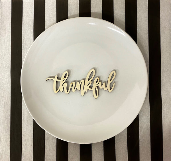 Thankful Wood Sign
