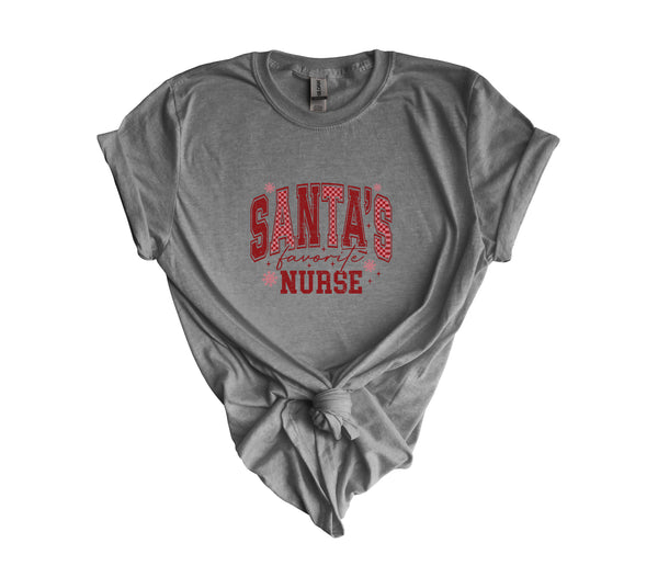 Santa's Favorite Nurse DTF