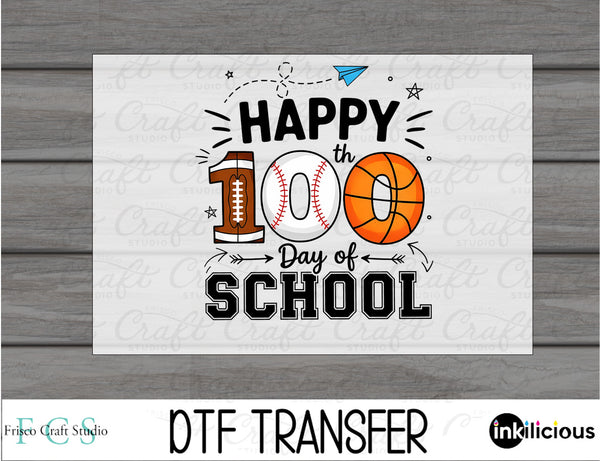 100 Days of Sports DTF