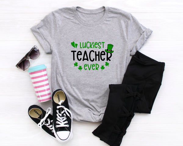 Luckiest Teacher Ever DTF
