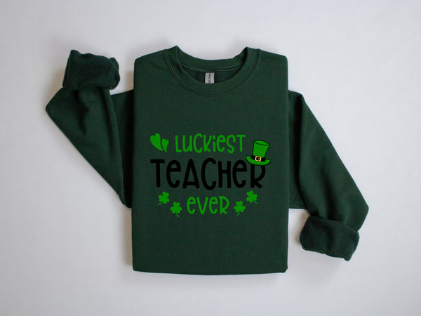 Luckiest Teacher Ever DTF