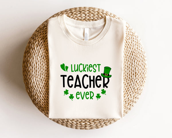 Luckiest Teacher Ever DTF