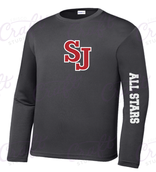 SJ Red Long Sleeve-Dri Fit