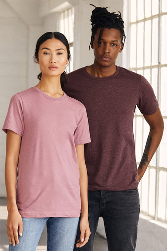 BELLA+CANVAS Unisex Heather CVC Short Sleeve Tee