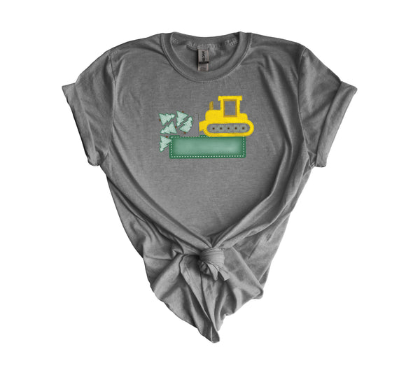 Christmas Tractor DTF