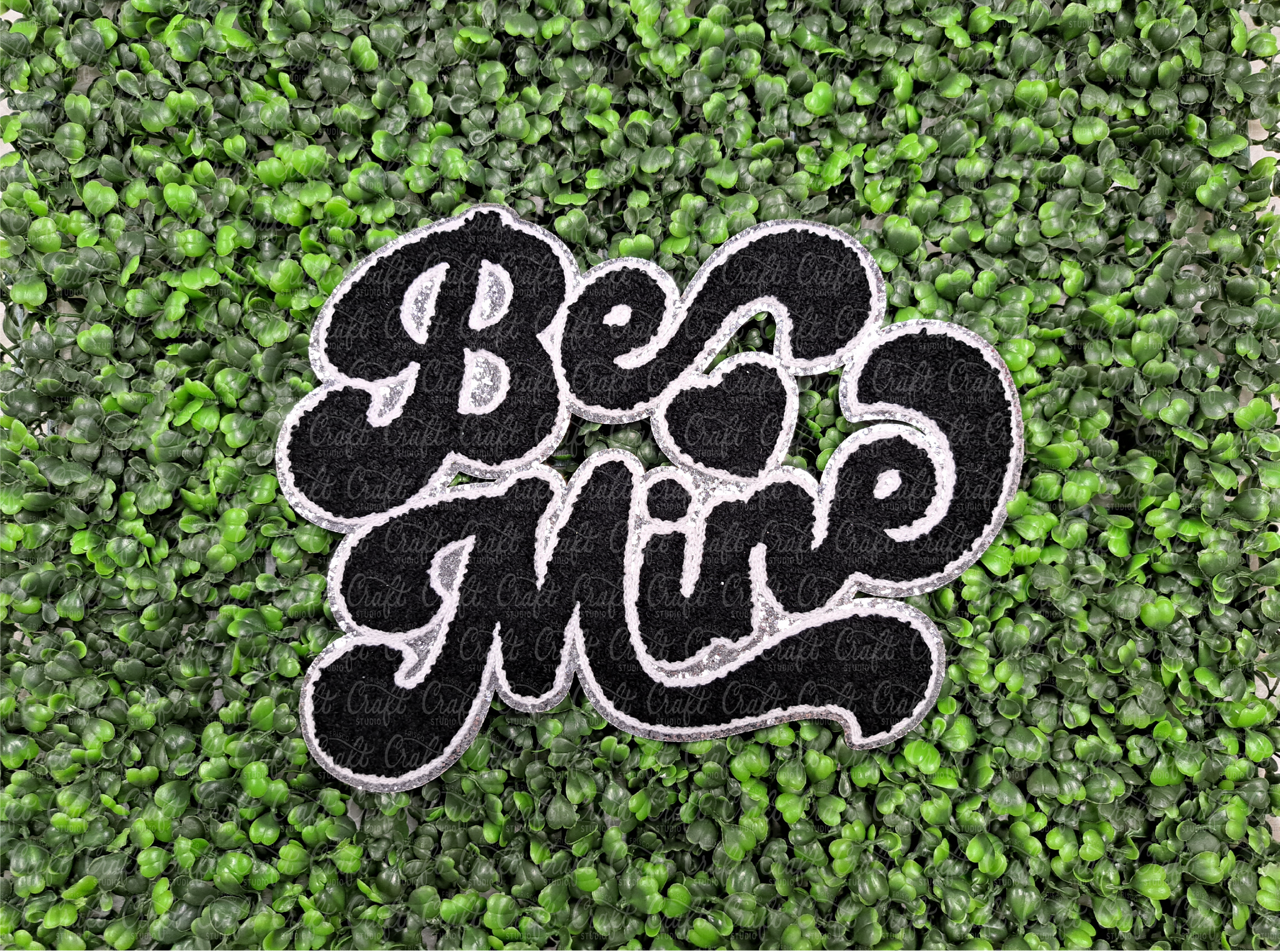 Black Be Mine Valentine Patch