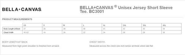BELLA+CANVAS Unisex Jersey Short Sleeve Tee