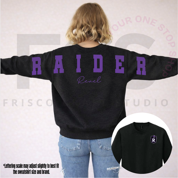 Raider Revel Marquee Letter Sweatshirt