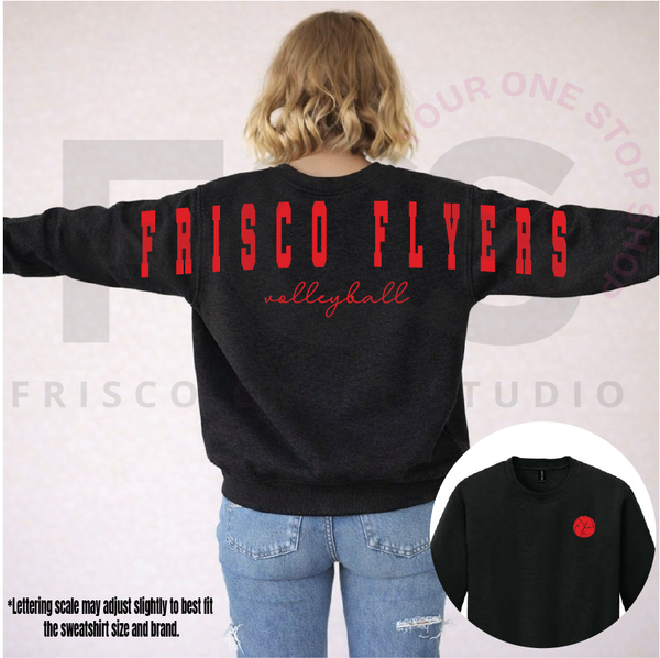 Frisco Flyers Volleyball Marquee Letter Sweatshirt
