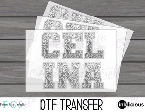 CELINA- FAUX GLITTER