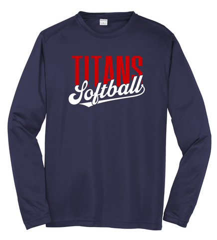 Titans Softball Dri-Fit Long Sleeve T-Shirt