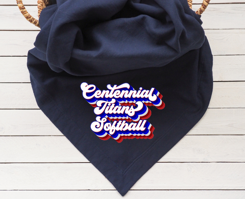 Titans Softball Stadium Blanket
