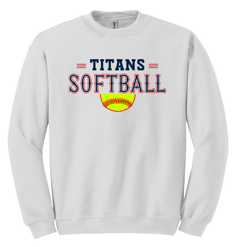 Striped Titans Softball Sweatshirt