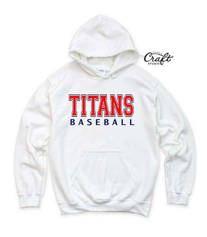 Centennial Baseball - Classic Titans Baseball Hoodie