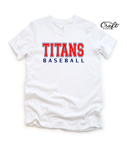 Centennial Baseball - Classic Titans Baseball Short Sleeve