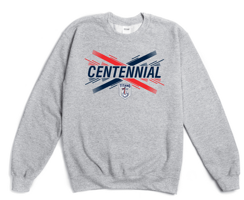 Centennial Boys Soccer Retro Sweatshirt - Grey