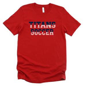 Titans Soccer Color Block Cotton T-Shirt