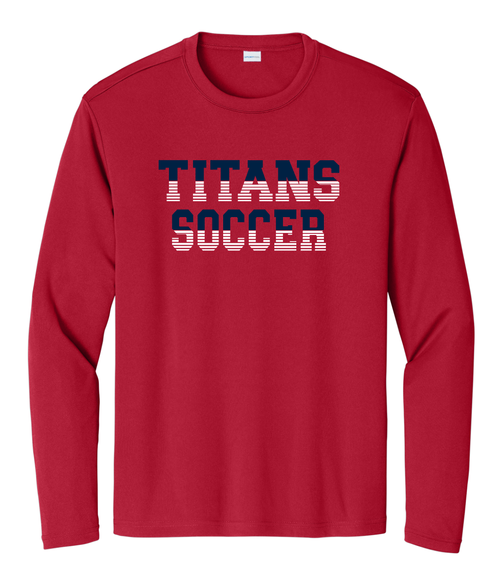 Titans Soccer Color Block Cotton Long Sleeve