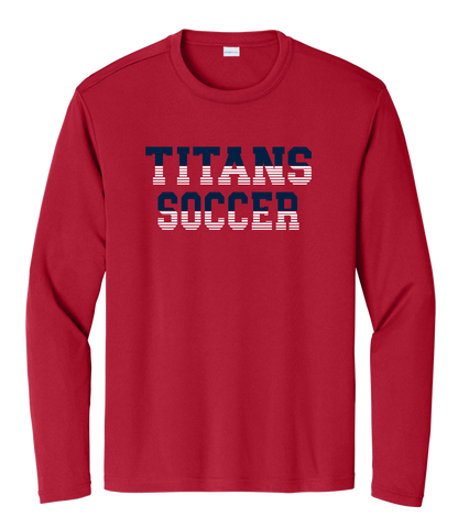 Titans Soccer Color Block Cotton Long Sleeve